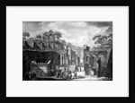 View of the Temple of Isis, Pompeii, engraved by Francesco Piranesi, 1788 by Louis Jean (after) Desprez