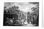 View of the Temple of Isis, Pompeii, engraved by Francesco Piranesi, 1788 by Louis Jean (after) Desprez