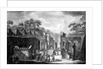 View of the Temple of Isis, Pompeii, engraved by Francesco Piranesi, 1788 by Louis Jean (after) Desprez