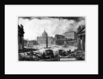 View of St Peter's Basilica and Piazza by Giovanni Battista Piranesi