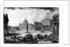 View of St Peter's Basilica and Piazza by Giovanni Battista Piranesi