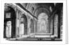 View of the interior of St. Peter's Basilica by Giovanni Battista Piranesi