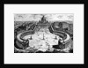Bird's-eye view of St. Peter's Basilica and Piazza, form the 'Views of Rome' series, c.1760 by Giovanni Battista Piranesi