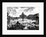 View of St. Peter's Basilica and Piazza by Giovanni Battista Piranesi