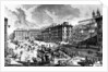 View of the Piazza di Spagna by Giovanni Battista Piranesi