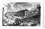 View of the Piazza di Spagna by Giovanni Battista Piranesi