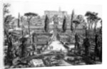 View of the Villa d'Este in Tivoli by Giovanni Battista Piranesi