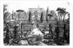 View of the Villa d'Este in Tivoli by Giovanni Battista Piranesi
