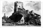 View of the Ponte Salario by Giovanni Battista Piranesi