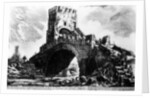 View of the Ponte Salario by Giovanni Battista Piranesi