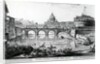 View of the Bridge and Castel Sant'Angelo by Giovanni Battista Piranesi