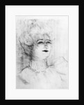 Portrait of Marie-Louise Marsy on stage, 1898 by Henri de Toulouse-Lautrec