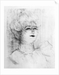 Portrait of Marie-Louise Marsy on stage, 1898 by Henri de Toulouse-Lautrec