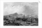 Leith Pier and Harbour by William Henry Bartlett