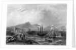 Leith Pier and Harbour by William Henry Bartlett