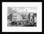 Waterloo Place, The National and Nelson's Monuments and Calton Hill, Edinburgh by Thomas Hosmer Shepherd