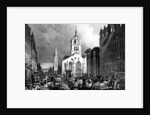 St. Gile's Church, County Hall and the Lawn Market, Edinburgh by Thomas Hosmer Shepherd