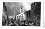 St. Gile's Church, County Hall and the Lawn Market, Edinburgh by Thomas Hosmer Shepherd