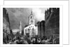 St. Gile's Church, County Hall and the Lawn Market, Edinburgh by Thomas Hosmer Shepherd