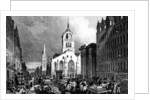 St. Gile's Church, County Hall and the Lawn Market, Edinburgh by Thomas Hosmer Shepherd