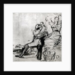 Study of Figures for 'Chelsea Pensioners reading the Gazette of the Battle of Waterloo', 1816-22 by David Wilkie