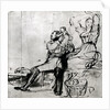 Study of Figures for 'Chelsea Pensioners reading the Gazette of the Battle of Waterloo', 1816-22 by David Wilkie