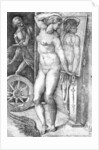 Nude looking at Herself in a Mirror by Michelangelo Buonarroti