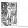Nude looking at Herself in a Mirror by Michelangelo Buonarroti