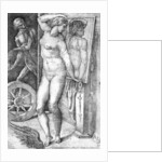 Nude looking at Herself in a Mirror by Michelangelo Buonarroti