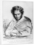 Self Portrait, print made by J. B. Lambert by Anne Louis Girodet de Roucy-Trioson
