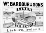 Advertisement for Wm. Barbour & Sons by Irish School