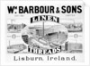 Advertisement for Wm. Barbour & Sons by Irish School