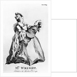 Mrs. Wright, published in the 'London Magazine', 1775 by English School