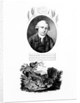 Frontispiece of 'Flora Londinensis', with a portrait of the author William Curtis, edition published in 1802 by English School