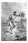 A Man of the Sandwich Islands Dancing by John Webber