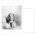 Leap Year! Queen Victoria proposing to Albert, published 1840 by English School