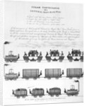Steam Conveyance on a General Iron-Railway, 1825 by English School