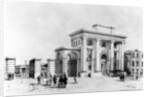 Entrance to Birmingham Station, 1838 by John Cooke Bourne