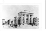 Entrance to Birmingham Station, 1838 by John Cooke Bourne