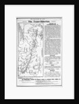 Map of the Trans-Siberian Railway, produced by J. Bartholomew & Co., c.1920 by English School