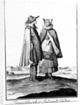 A Jewish Couple from the Frankfurter Judengasse, 1703 by Christoph Weigel