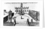 View of the Capitoline in Rome, 1600 by Italian School