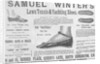 Advertisement for Samuel Winter's Lawn Tennis & Yachting Shoes by English School
