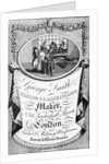 Advertisement for George Smith, Taylor & Ladies Habit Maker by English School
