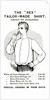 Advertisement for 'The 'Rex' Tailor-Made Shirt', c.1890 by English School