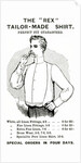 Advertisement for 'The 'Rex' Tailor-Made Shirt', c.1890 by English School