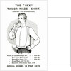 Advertisement for 'The 'Rex' Tailor-Made Shirt', c.1890 by English School