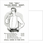 Advertisement for 'The 'Rex' Tailor-Made Shirt', c.1890 by English School