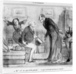 Oh heaven, my most beautiful vase.... my most valuable possession in this world by Honore Daumier