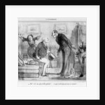 Oh heaven, my most beautiful vase.... my most valuable possession in this world by Honore Daumier